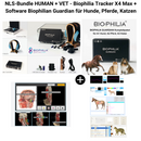 NLS-Bundle HUMAN + VET - Biophilia Tracker X4 Max + Software Biophilian Guardian für Hunde, Pferde, Katzen