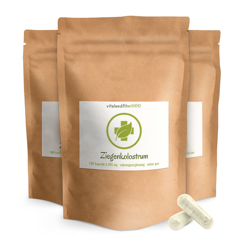 Ziegenkolostrum 100 Kapseln a 345 mg (38 % IGG)