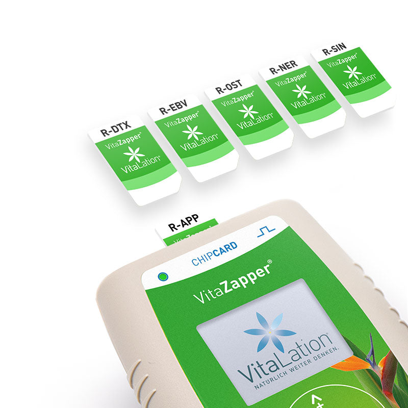 VitaZapper® - Classic (Bioresonanzgerät & Zapper) + Handelektroden & Adapter