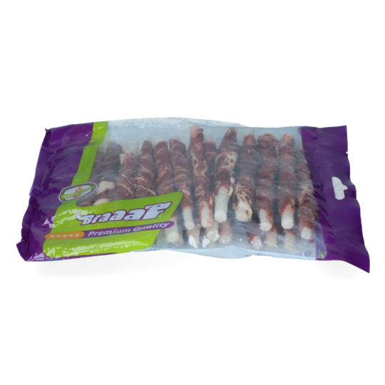 Braaaf sticks 12 cm gedreht mit Rind und Fisch