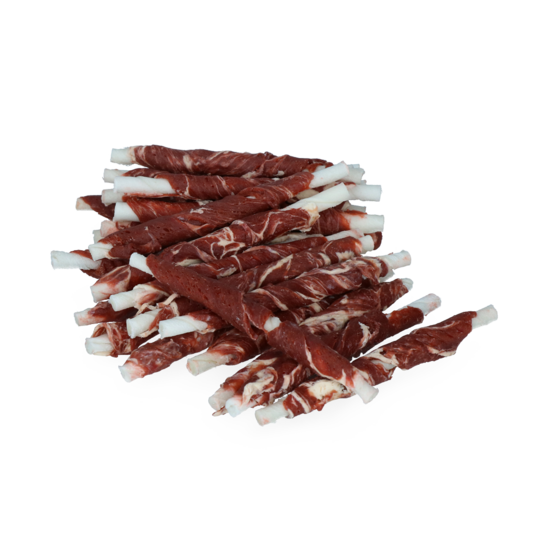 Braaaf sticks 12 cm gedreht mit Rind und Fisch