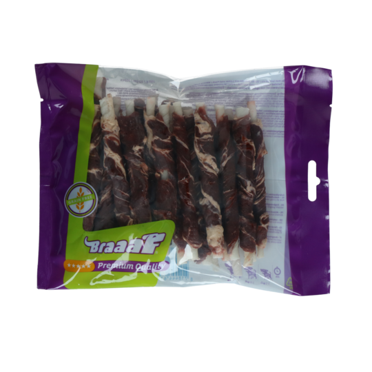 Braaaf Sticks 12 cm gedreht mit Lamm und Fisch