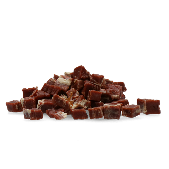 Braaaf Beef Steak Cubes with fish 1x1 cm