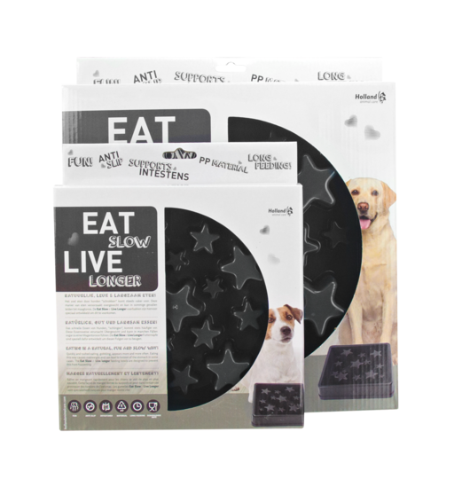 Eat Slow Live Longer Star Grey L