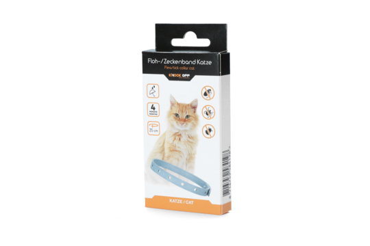 Knock Off Floh-Zeckenhalsband 35 cm Katze DE + ENG