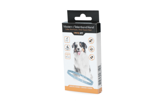 Knock Off Floh-/Zeckenhalsband 60 cm Hund NL + FR