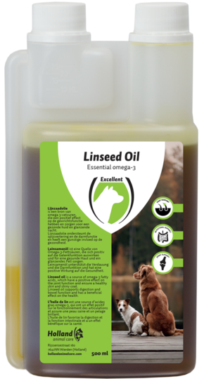 Linseed Oil (Leinsamenöl) für Hunde