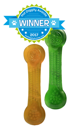 Pet Qwerks Flex Breath / Erdnuss Butter Bone S 10 cm 2 pcs.