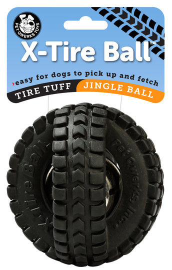 Pet Qwerks Jingle X-Tire Ball Medium ø 12 cm
