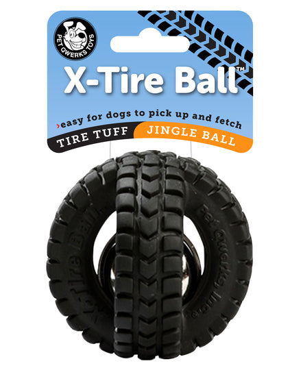 Pet Qwerks Jingle X-Tire Ball Medium ø 12 cm