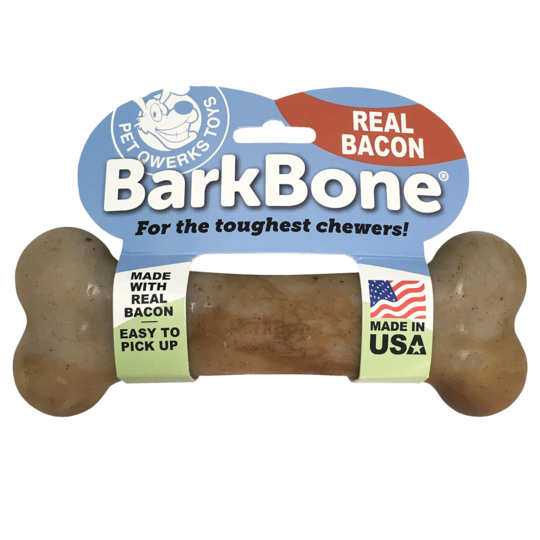 Pet Qwerks  Bacon BarkBone - Large