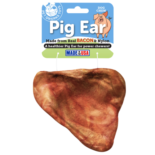 Pet Qwerks  Bacon Pig Ear - Medium