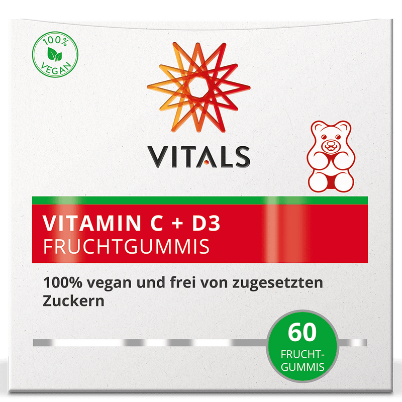 VITAMIN C + D3 60 FRUCHTGUMMIS