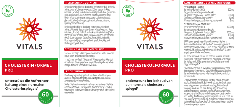 CHOLESTERINFORMEL PRO 60 TABLETTEN