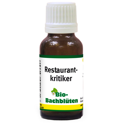 Bio-Bachblüten Restaurantkritiker 20ml