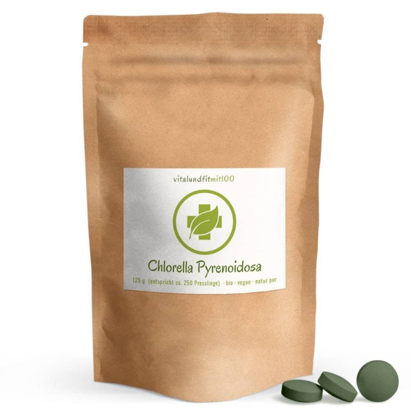 Bio Chlorella Presslinge 125 g (ca. 250 Stück a 500 mg)