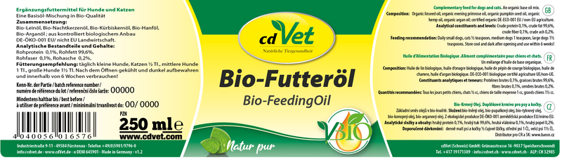 Bio-Futteröl 500 ml