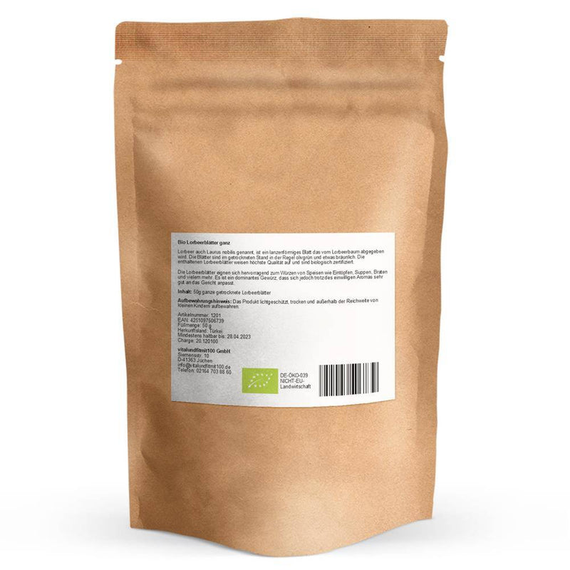 Bio Lorbeerblätter ganz 50g