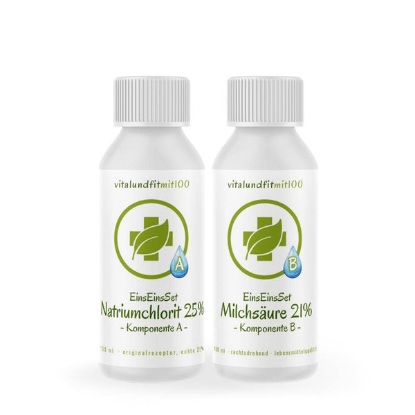 EinsEinsSet (Bestseller) [100 ml Set] mit L(+)- Milchsäure 21 %