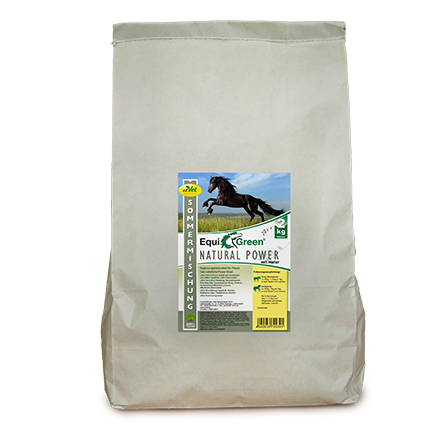 EquiGreen Natural Power mit Hafer Sommermischung 2kg Probiergröße