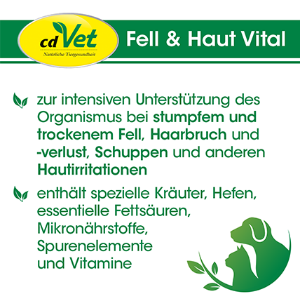 Fell & Haut Vital Hund & Katze 750g