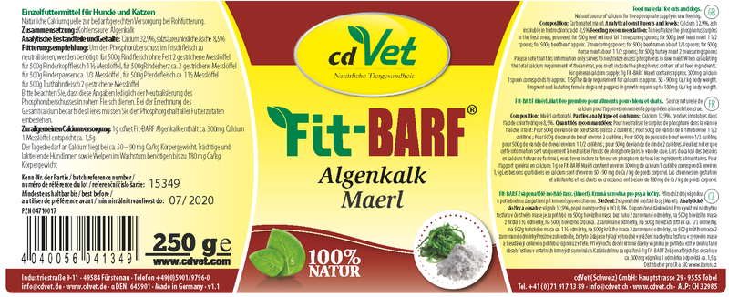 Fit-BARF Algenkalk 250g