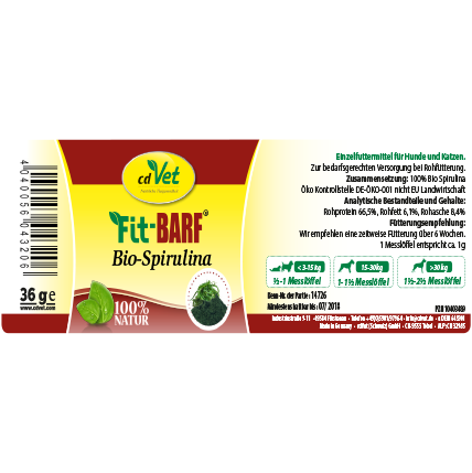 Fit-BARF Bio-Spirulina 36g