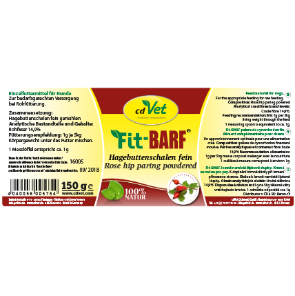 Fit-BARF Hagebuttenschalen fein 150g