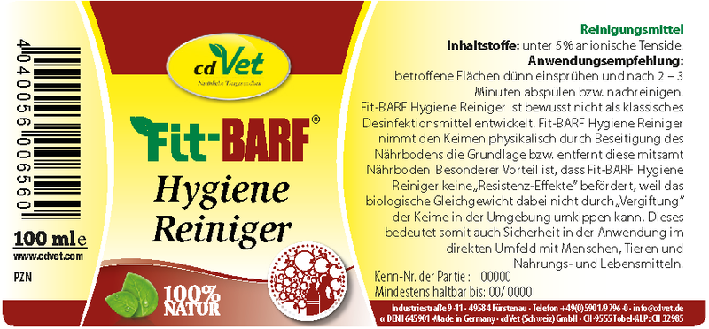 Fit-BARF Hygiene Reiniger 100ml
