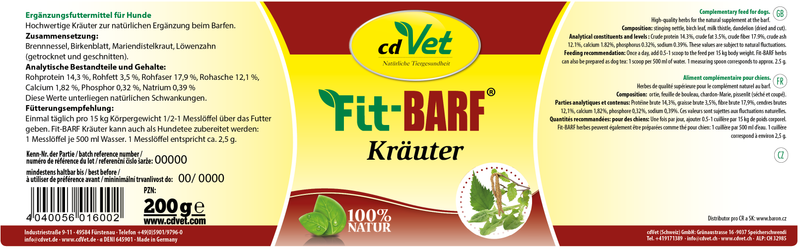 Fit-BARF Kräuter 600g