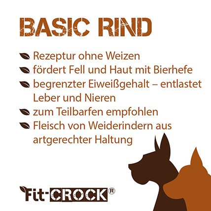 Fit-Crock Basic Rind Mini 10 kg