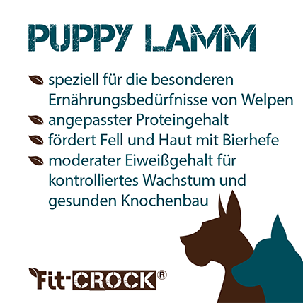 Fit-Crock Puppy Lamm 5 kg