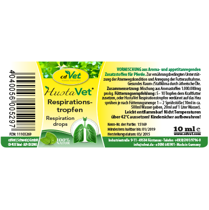 HustaVet Respirationstropfen 10ml