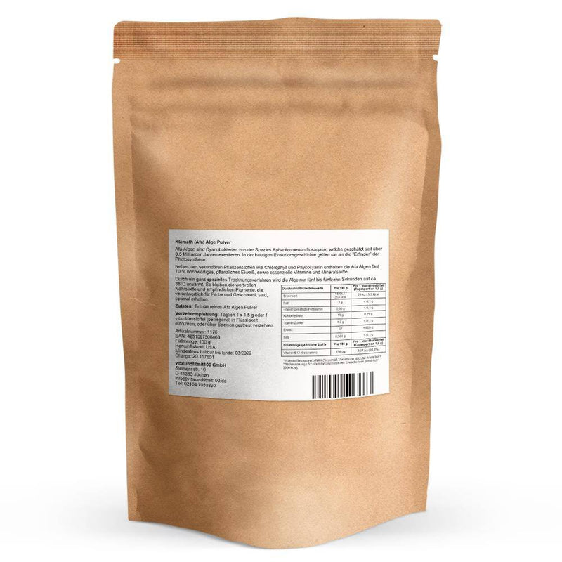 Klamath (AFA) Alge Pulver 100 g