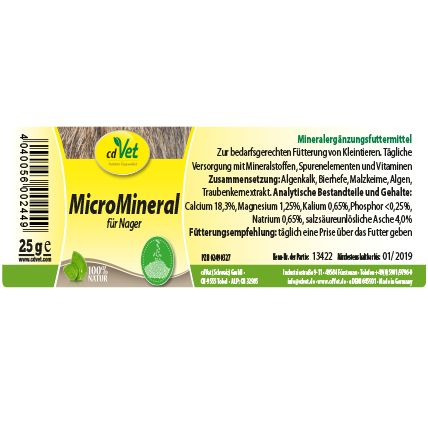 MicroMineral für Nager 25g