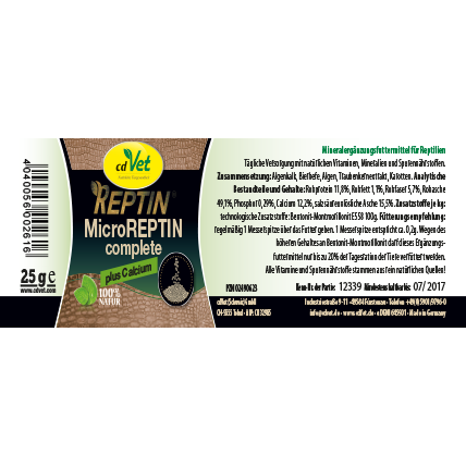 MicroREPTIN complete 25g
