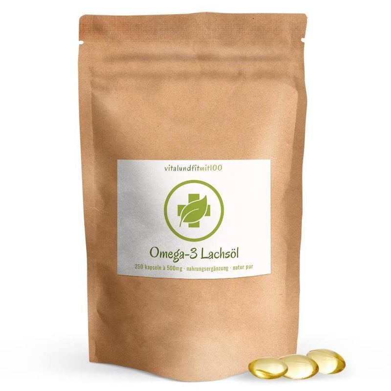 Omega3 Lachsöl 250 Softgelkapseln a 500 mg
