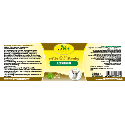 privet AlpakaFit 750g