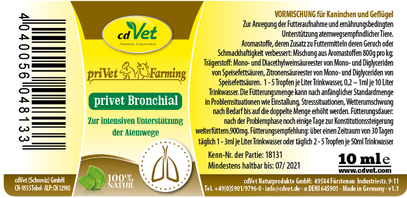 privet Bronchial 250ml