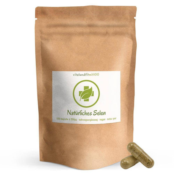 Natürliches Selen (aus Senfsamen) 180 Kapseln a 145 mg