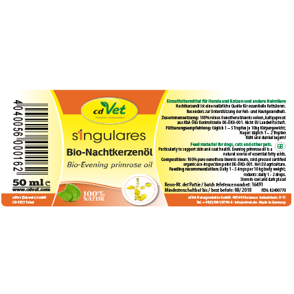 Singulares Bio-Nachtkerzenöl DAB 50ml
