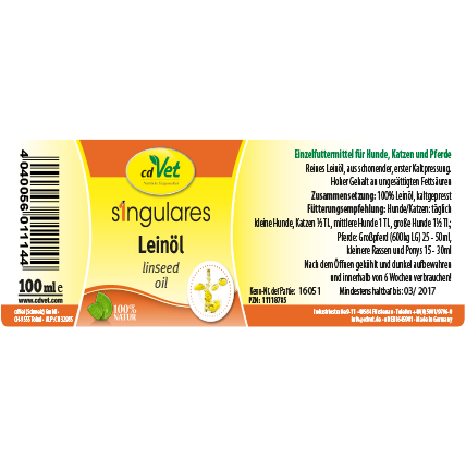 Singulares Leinöl 100ml