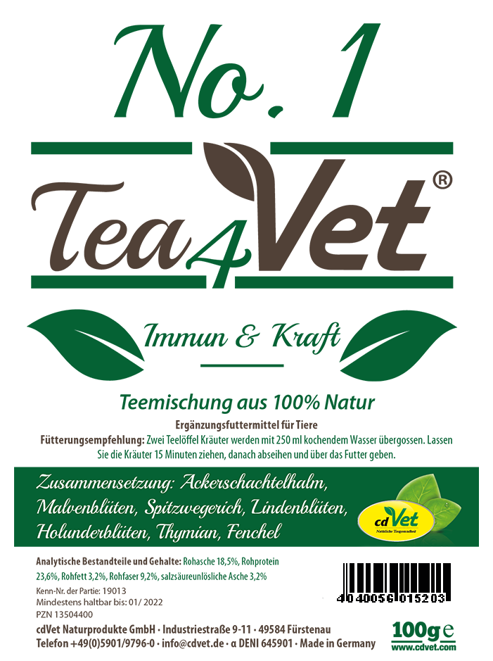 Tea4Vet No.1-Immun & Kraft 120 g